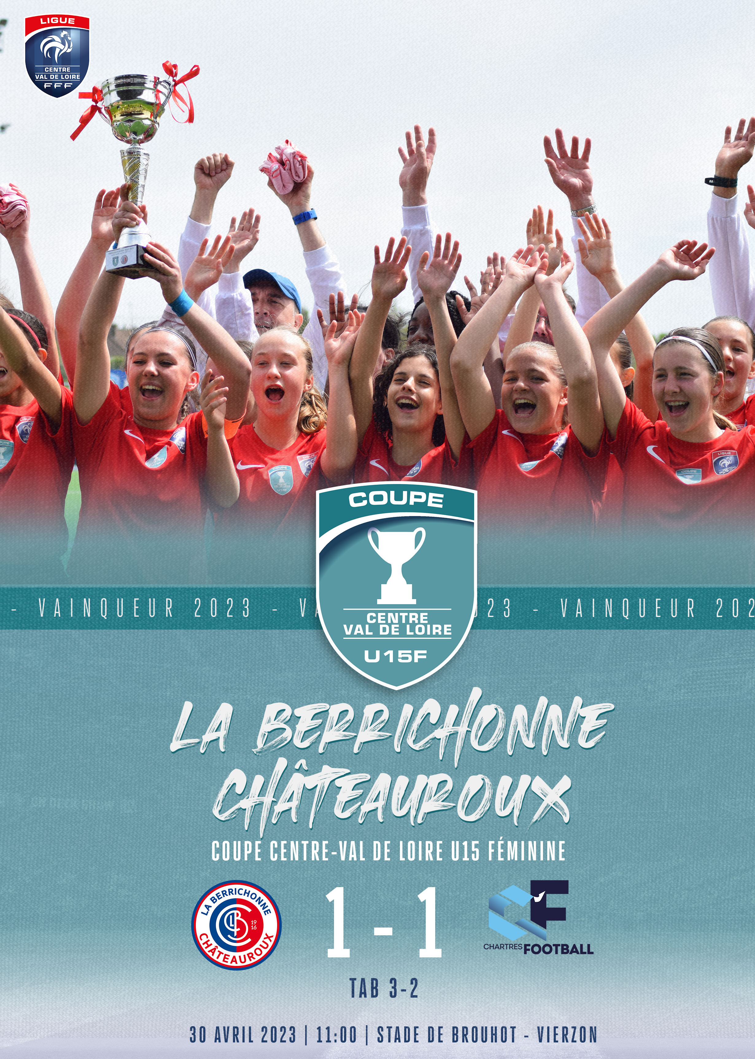 Finales des Coupes Centre-Val de Loire 2023 – LIGUE CENTRE-VAL DE LOIRE DE  FOOTBALL